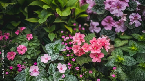 Wallpaper Mural Floral and botanical elements in the garden Torontodigital.ca