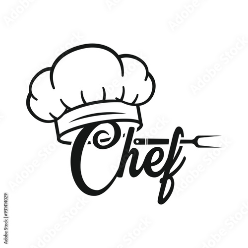 Chef typography t shirt printable vector, cooking vector, Restaurant illustration, t shirt design, Master of the Kitchen, A Chef's Passion, Vector, illustration photo