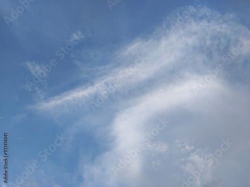 blue sky with clouds