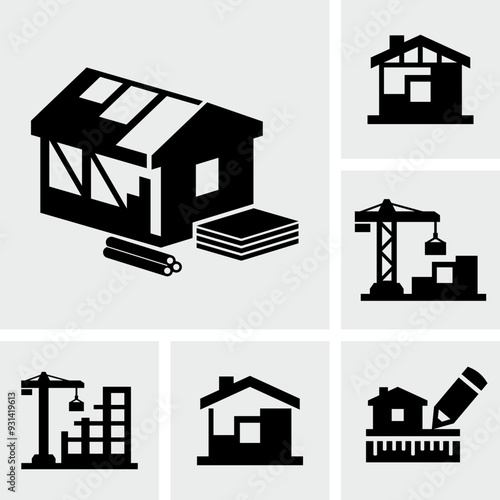Construction Site Vector Icons