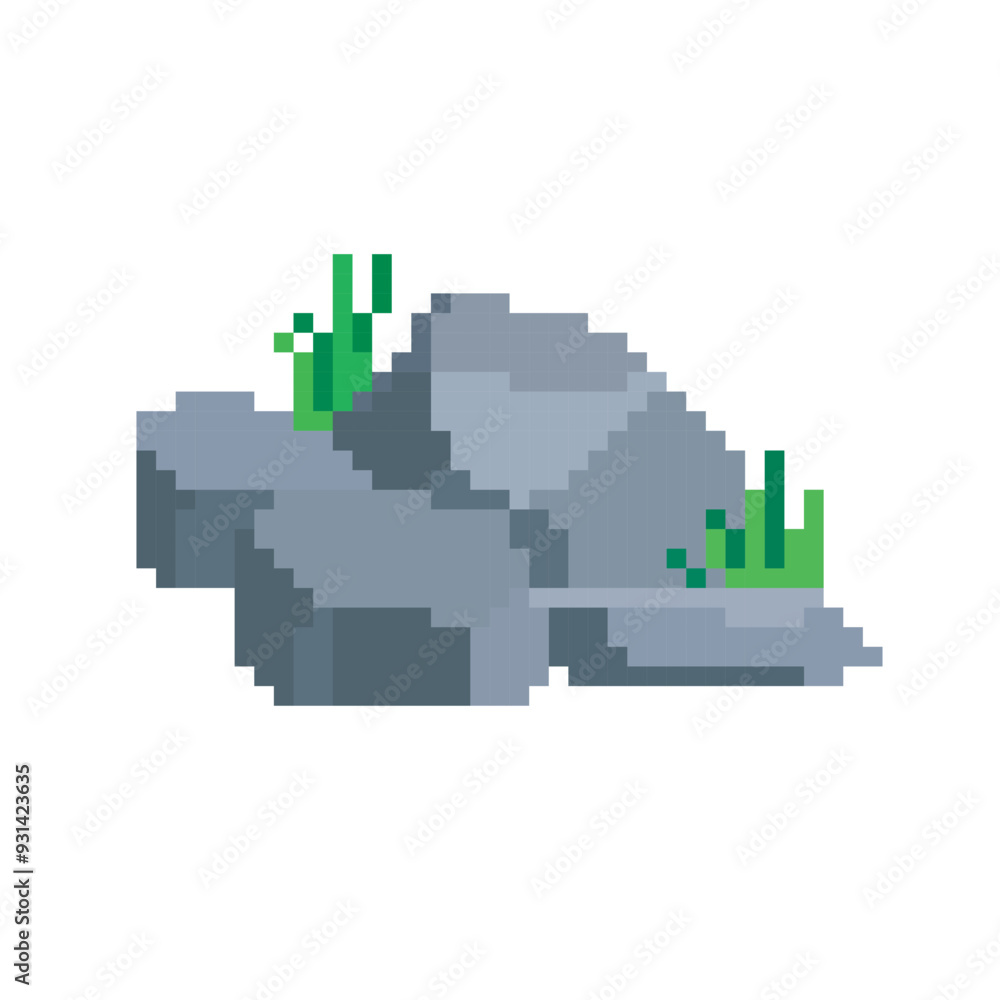 rocks pixel art, vector illustration on isolated background.
rocks pixel art, vector illustration on isolated background.