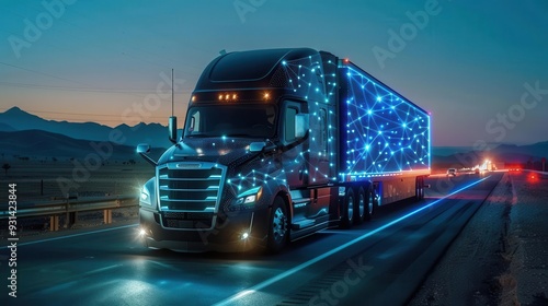 Self-driving truck fleet management center,