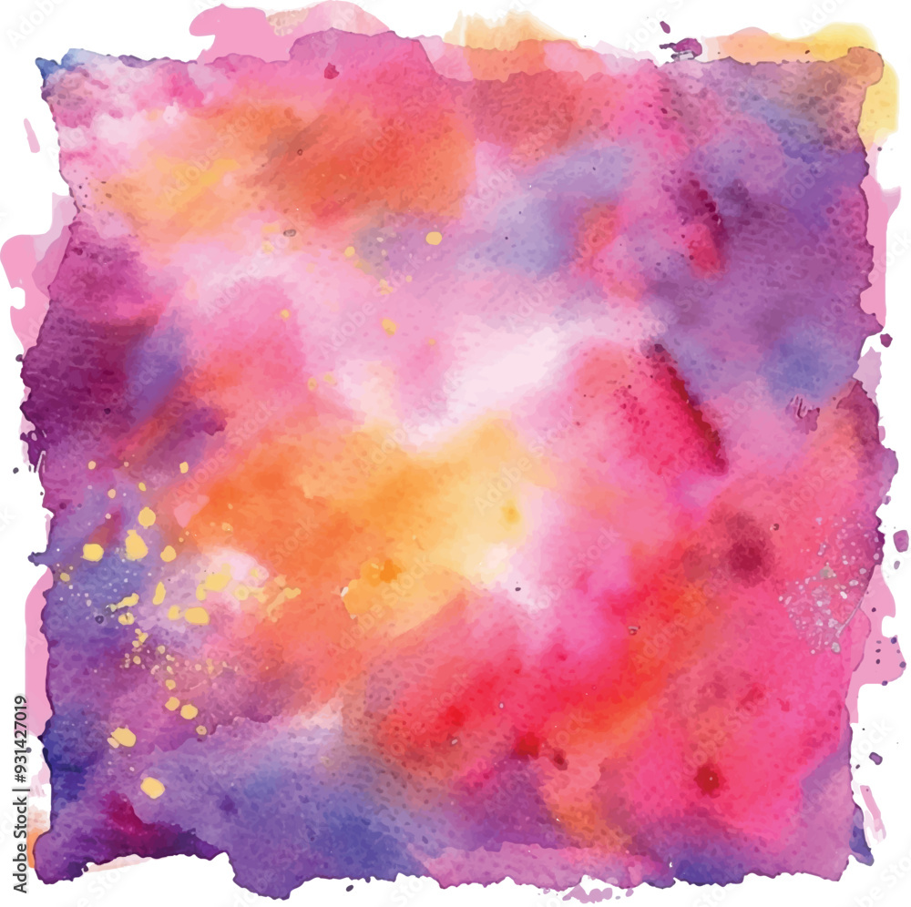 watercolor square background brush strokes, red violet watercolor square background brush strokes, red violet