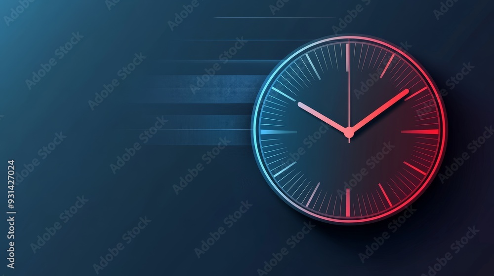 A modern vector graphic of a digital clock with sharp, clean lines and a minimalist design. The graphic uses bold colors and simple shapes to convey clarity and precision. A modern vector graphic of a digital clock with sharp, clean lines and a minimalist design. The graphic uses bold colors and simple shapes to convey clarity and precision.