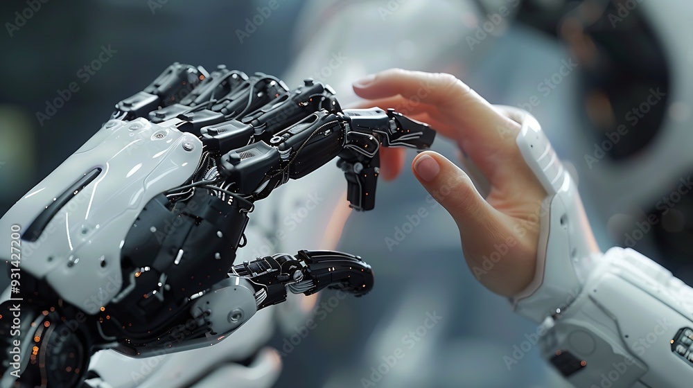 Human interact with AI artificial intelligence virtual assistant chatbot in concept of AI artificial intelligence prompt engineering LLM AI deep learning to use generative AI for work : Generative AI Human interact with AI artificial intelligence virtual assistant chatbot in concept of AI artificial intelligence prompt engineering LLM AI deep learning to use generative AI for work : Generative AI