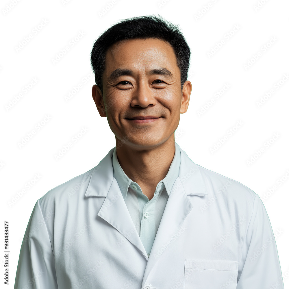 Scientist surgeon physician doctor pharmacist chemist forensic male Asian Chinese Japanese Korean transparent background Scientist surgeon physician doctor pharmacist chemist forensic male Asian Chinese Japanese Korean transparent background