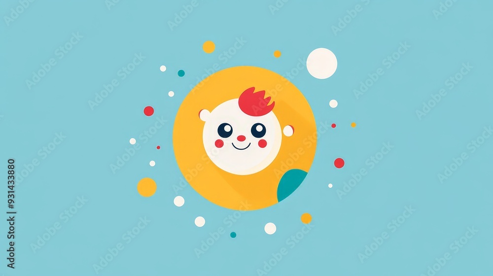 A playful and imaginative logo for a toy brand, with cheerful colors and a fun character icon. A playful and imaginative logo for a toy brand, with cheerful colors and a fun character icon.
