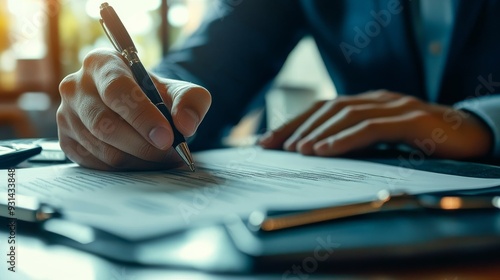 The signing of the contract marks the final step in the process of buying or selling a new or used vehicle.