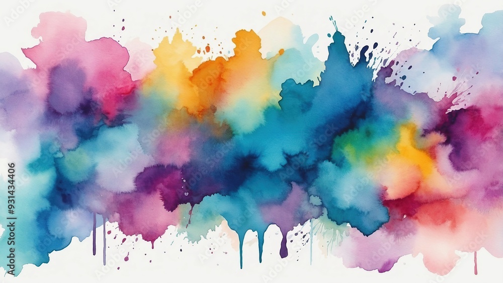 Dynamic Watercolor Abstract Dynamic Watercolor Abstract