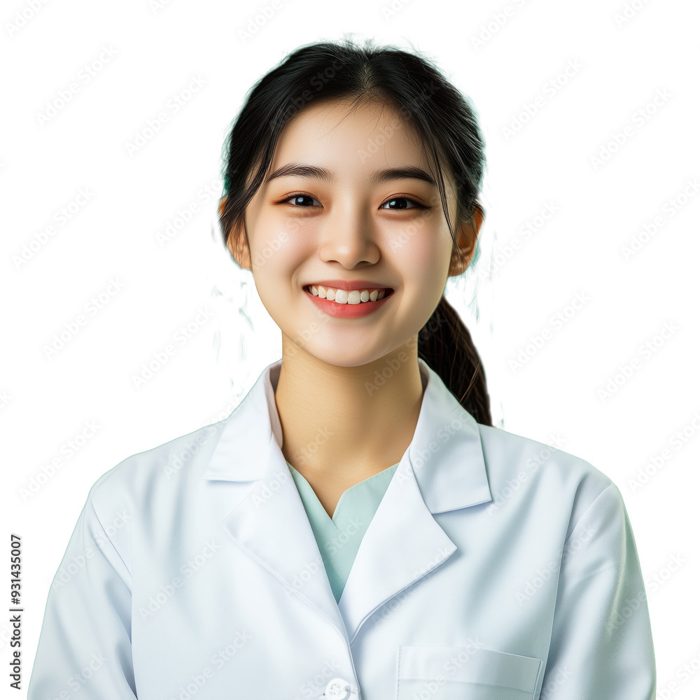 Scientist surgeon physician doctor pharmacist chemist forensic young female Asian Chinese Japanese Korean transparent background Scientist surgeon physician doctor pharmacist chemist forensic young female Asian Chinese Japanese Korean transparent background