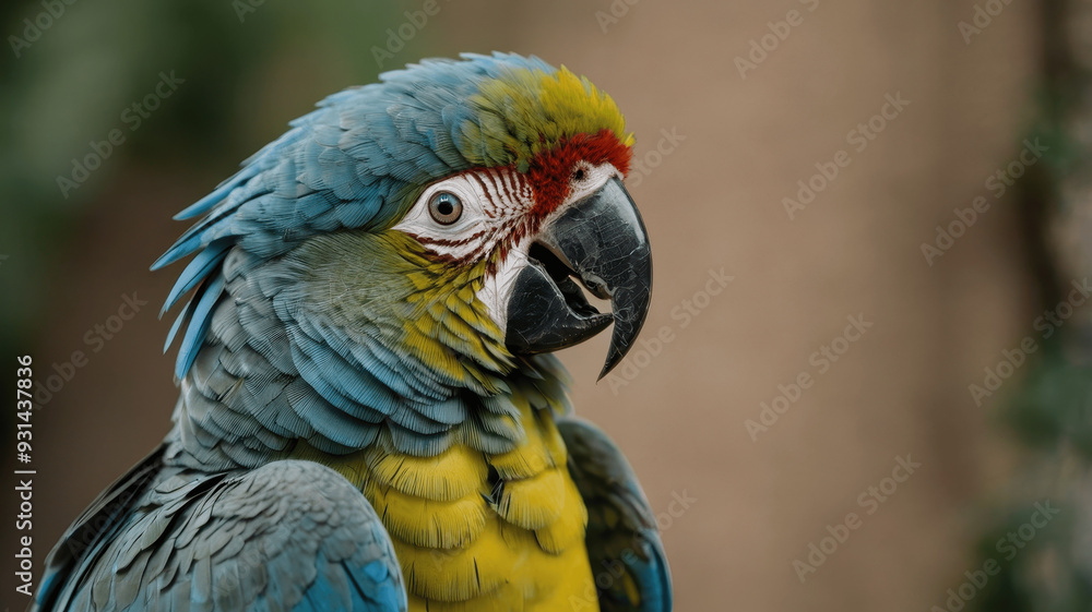 Obraz premium blue and yellow macaw