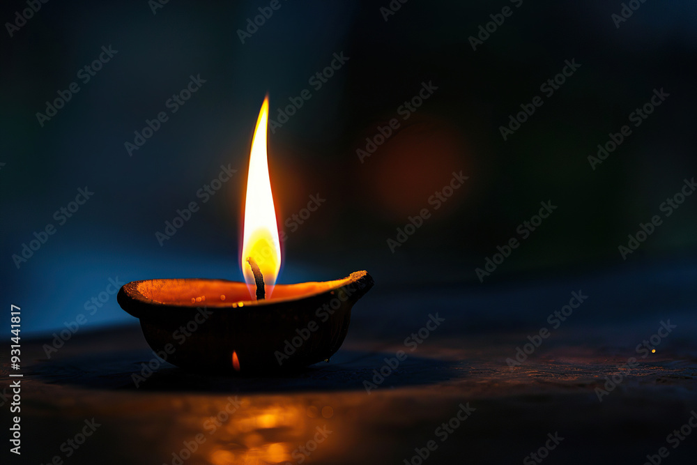 Beautiful greeting card with bright holiday composition for happy and celebrate Diwali Beautiful greeting card with bright holiday composition for happy and celebrate Diwali