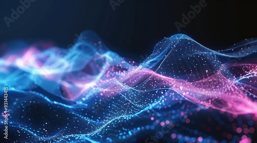 Abstract Digital Waves