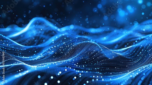 Abstract Blue Waves with Particles