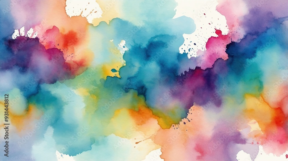 Dynamic Watercolor Abstract Dynamic Watercolor Abstract