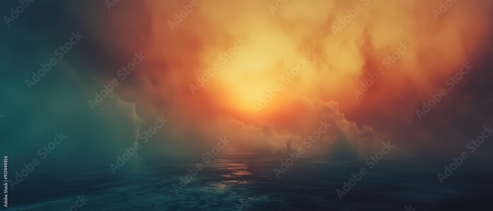 Defocused image of a surreal, otherworldly scene Defocused image of a surreal, otherworldly scene