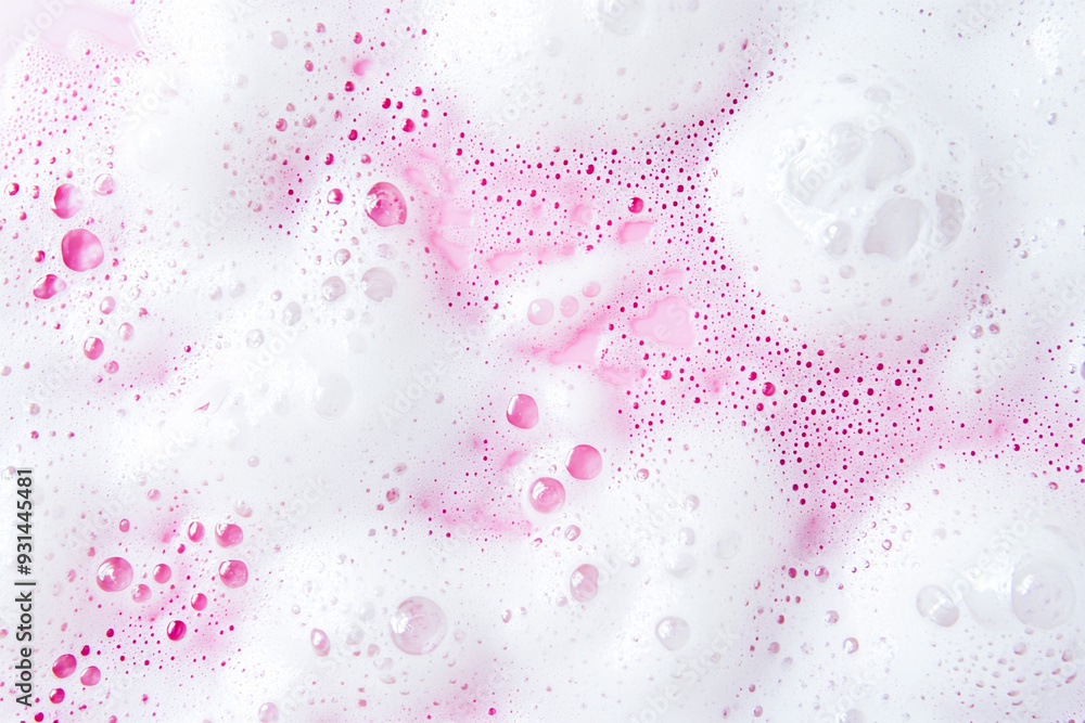 White pink foam soap texture background White pink foam soap texture background