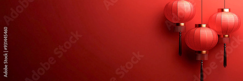 Chinese red lantern background