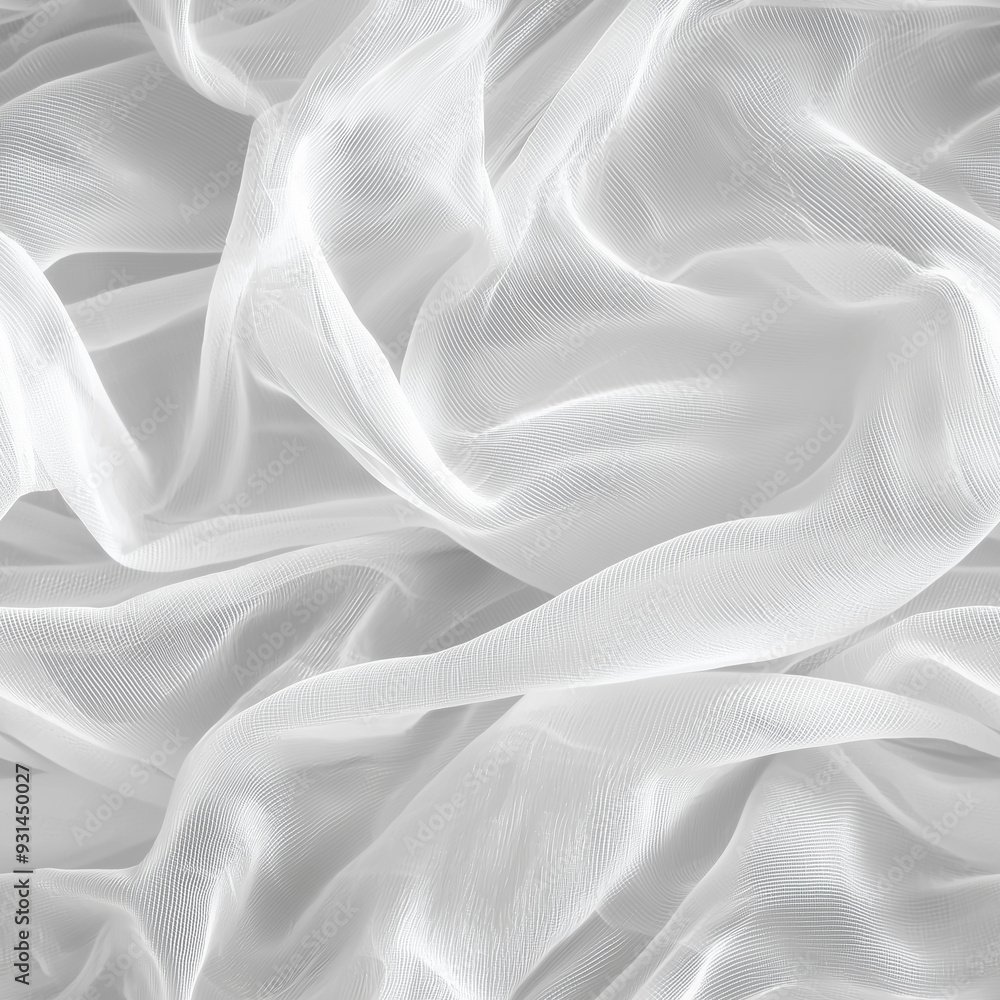 Obraz premium エアリーなチュールとシフォンパターン