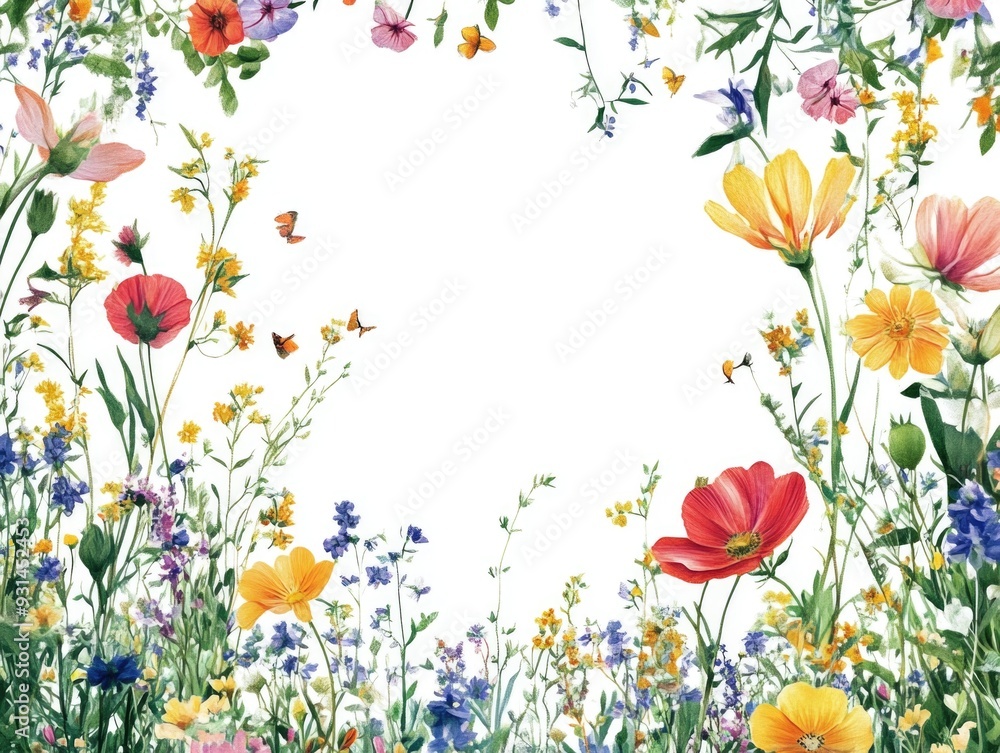 Vibrant Flower Field Vibrant Flower Field