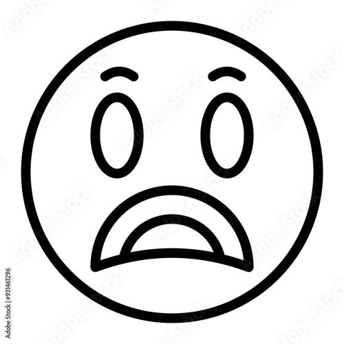 Hate Vector Line Icon