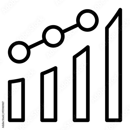 Progressive Vector Line Icon