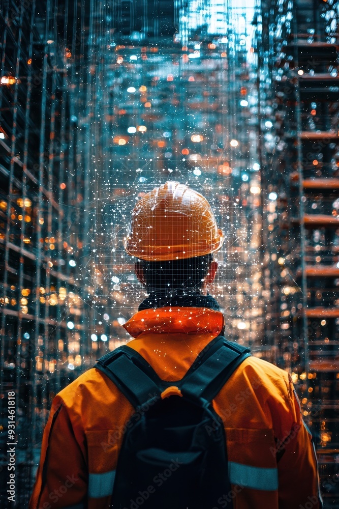 Obraz premium Discover how technology construction