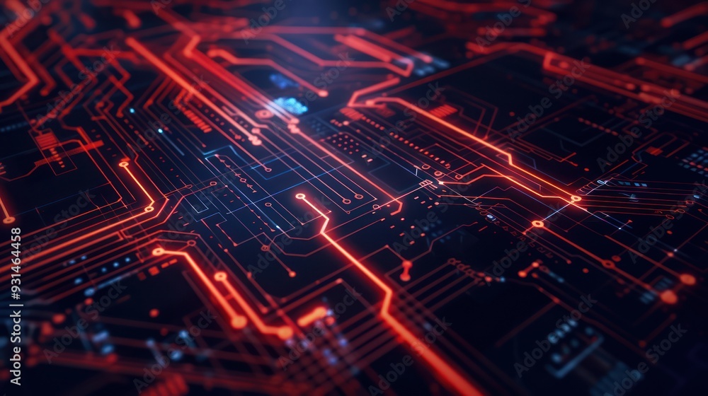 Abstract Circuit Board Abstract Circuit Board