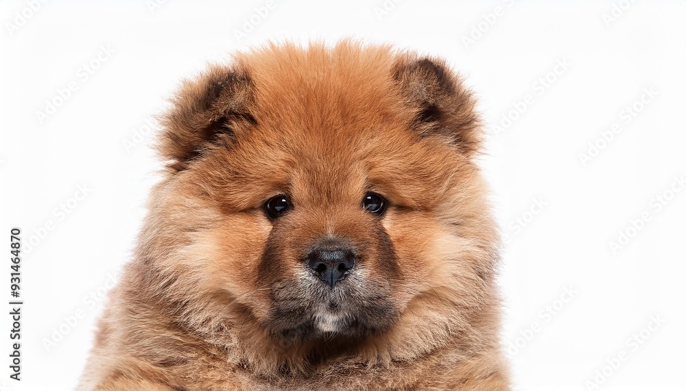 チャウ・チャウの子犬のポートレート(Chow Chow puppy portrait on white background)
チャウ・チャウの子犬のポートレート(Chow Chow puppy portrait on white background)