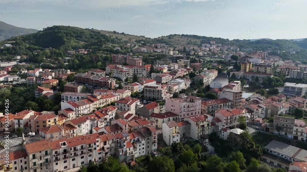 Vista aerea di Agnone, Isernia, Molise, Italia.
Ripresa aerea del centro storico di Agnone, meta turistica del centro Italia famosa per la costruzione delle campane delle chiese. Vista aerea di Agnone, Isernia, Molise, Italia.
Ripresa aerea del centro storico di Agnone, meta turistica del centro Italia famosa per la costruzione delle campane delle chiese.