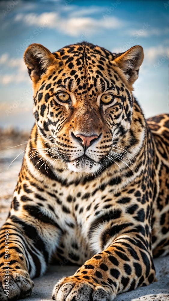 Obraz premium Portrait of a leopard