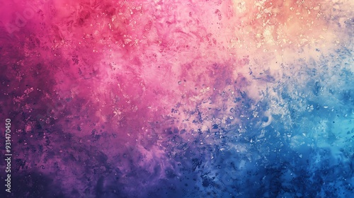 Abstract textured background with a gradient of orange, pink, and blue.