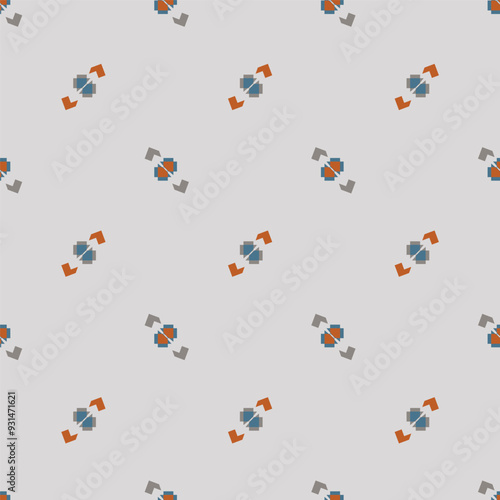 Abstract background texture in geometric ornamental style. Seamless design. Vector illustration.