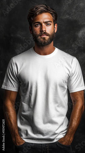 White t-shirt mockup | Mockup