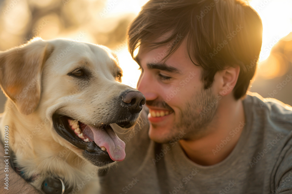 Love and care about animal image made with generative AI Love and care about animal image made with generative AI