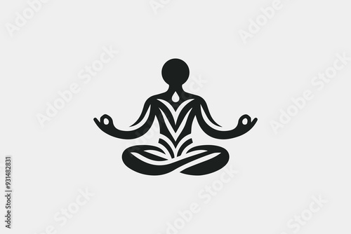 meditation logo ready for sale.