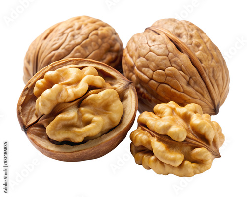 Walnut isolated on transparent background png
