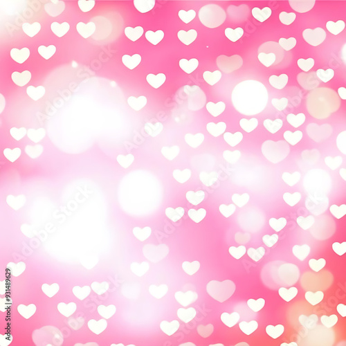 Pink lovely background, Happy valentine's day, love, wallpaper 