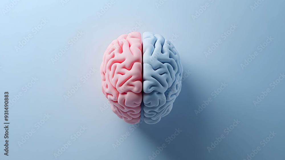 Mindset investment and do business, balance of emotion and logic in investing, financial and investment psychology concept. Mindset investment and do business, balance of emotion and logic in investing, financial and investment psychology concept.
