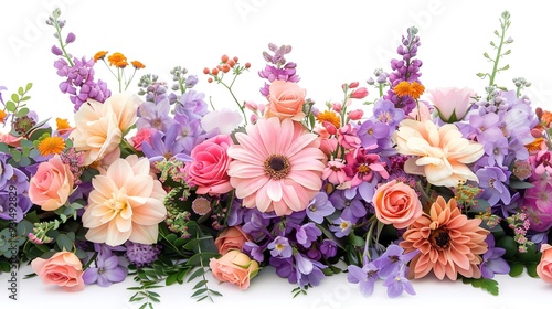 Wallpaper Mural bouquet of colorful flowers Torontodigital.ca