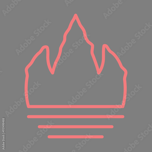 Gas Flame icon Design