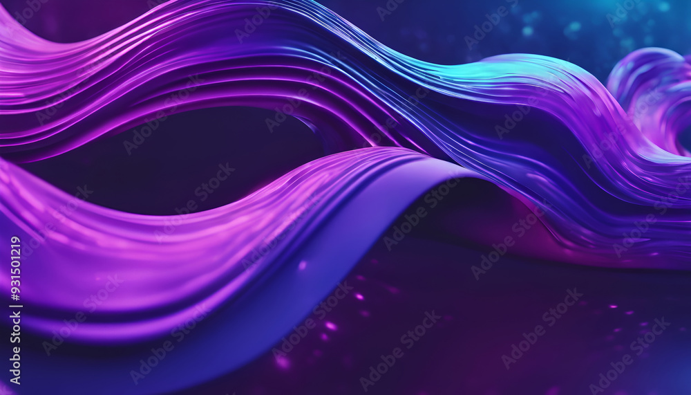 Fluidic Dreamscapes: A Symphony of Purple and Blue in Motion Fluidic Dreamscapes: A Symphony of Purple and Blue in Motion