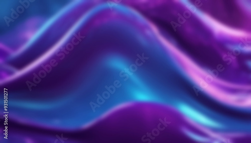 Wallpaper Mural Fluidic Dreamscapes: A Symphony of Purple and Blue in Motion Torontodigital.ca
