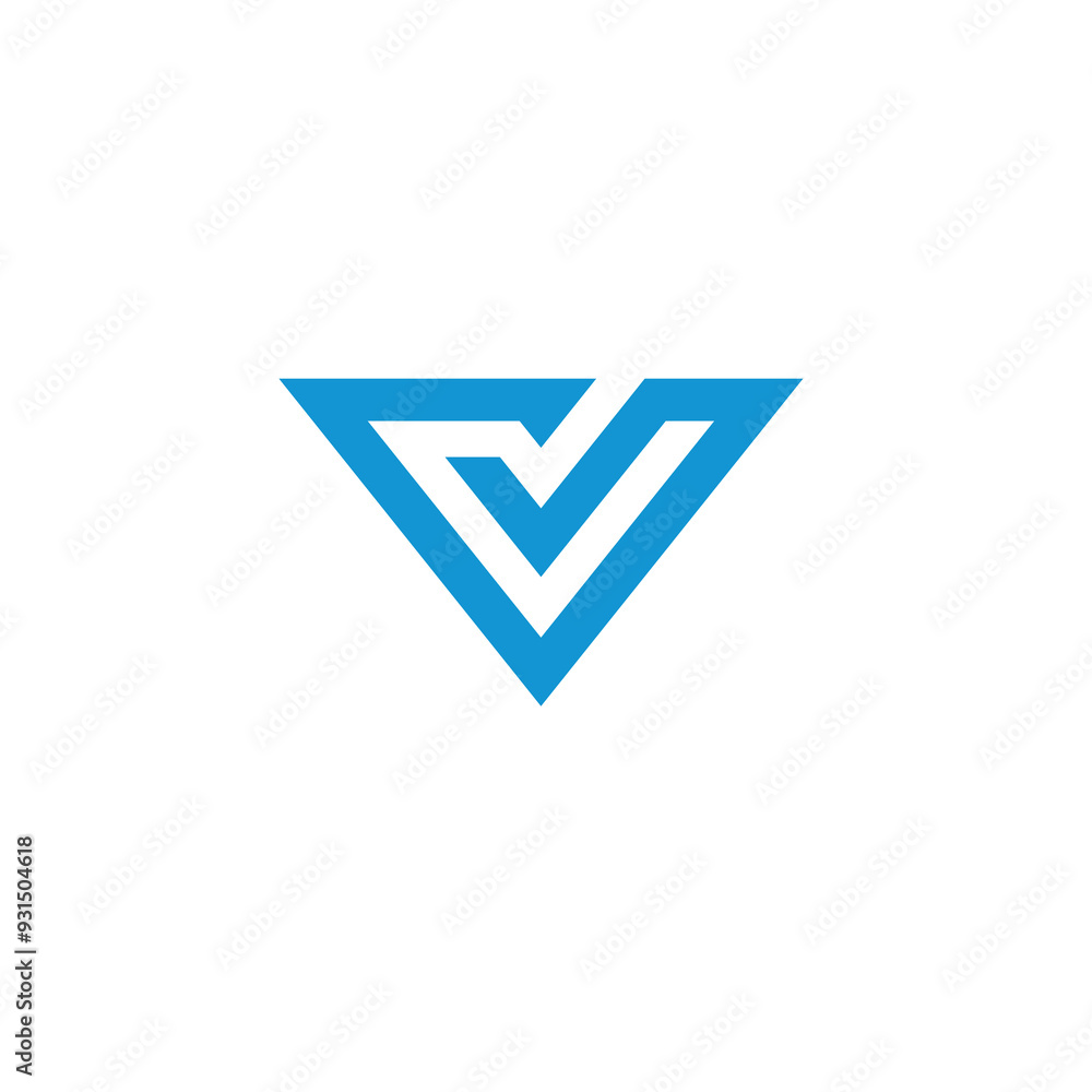 Abstract Triangle Letter V Logo Design vector template Abstract Triangle Letter V Logo Design vector template