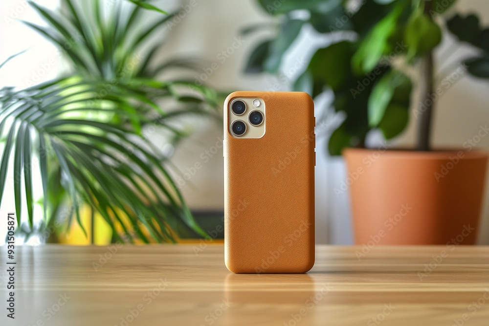 Bio phone case with free copy space Bio phone case with free copy space