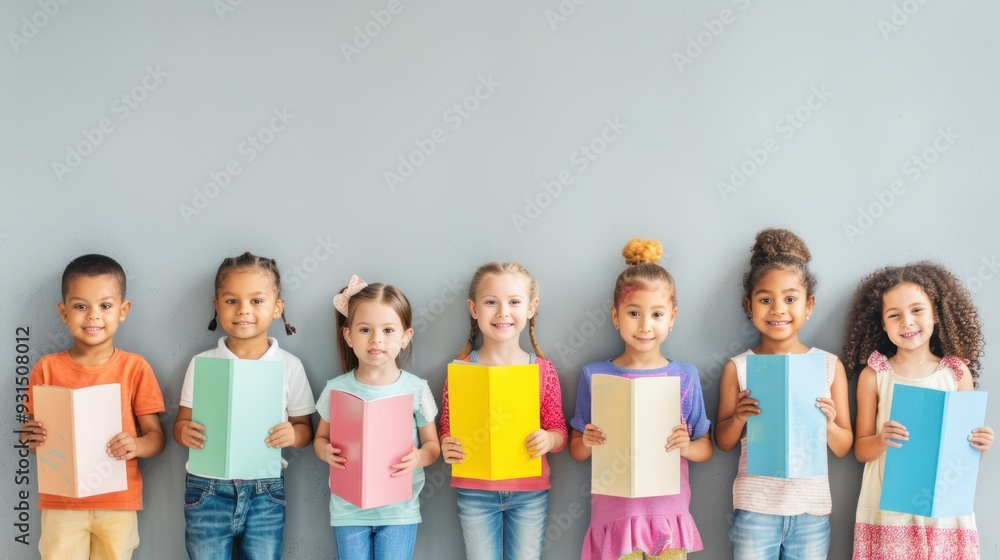 The Children Holding Books The Children Holding Books