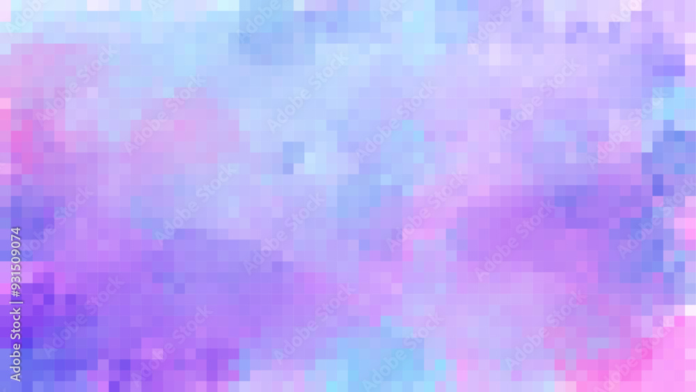 ゆめかわいいドット絵の背景 ゆめかわいいドット絵の背景