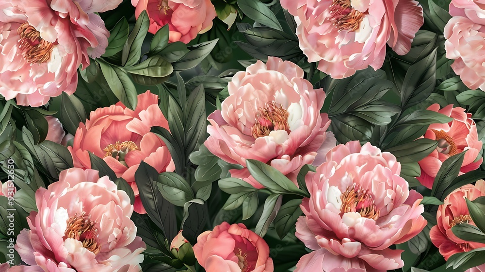 Seamless floral background Seamless floral background
