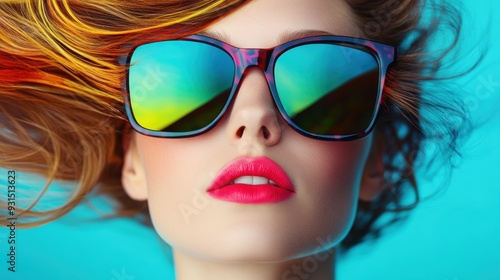 Wallpaper Mural A woman embracing her individuality, her unique style and confident demeanor showcasing the power of self acceptance and personal empowerment. Torontodigital.ca