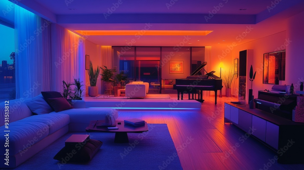 AI-Powered Personalized Music Playlists in Smart Homes: A home where AI creates and adjusts music playlists based on the mood and preferences of the residents. AI-Powered Personalized Music Playlists in Smart Homes: A home where AI creates and adjusts music playlists based on the mood and preferences of the residents.